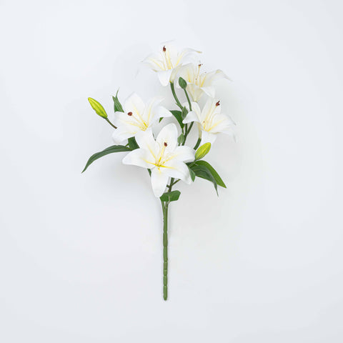 21" LILY BUSH WITH 5 HEADS