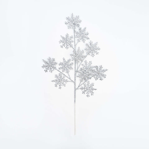 24" GLITTER SNOWFLAKE SPRAY