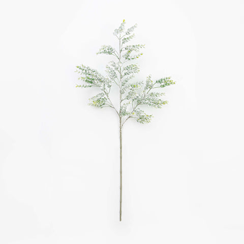 26" SNOW EUCALYPTUS SPRAY