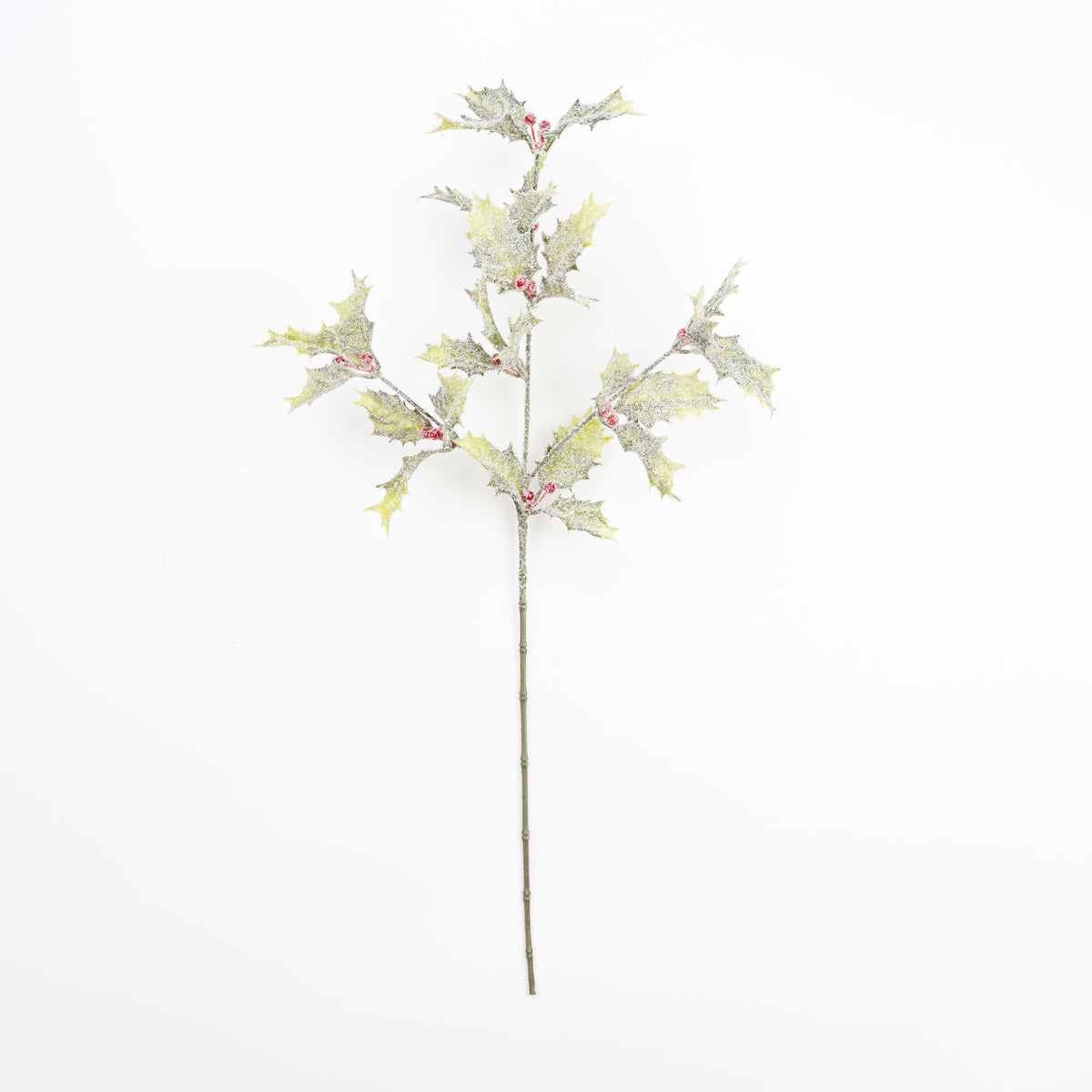 27" FROSTED HOLLY SPRAY X 3