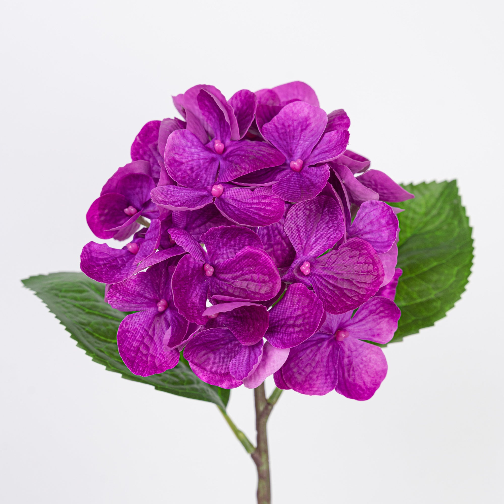 15.5" REAL TOUCH HYDRANGEA STEM