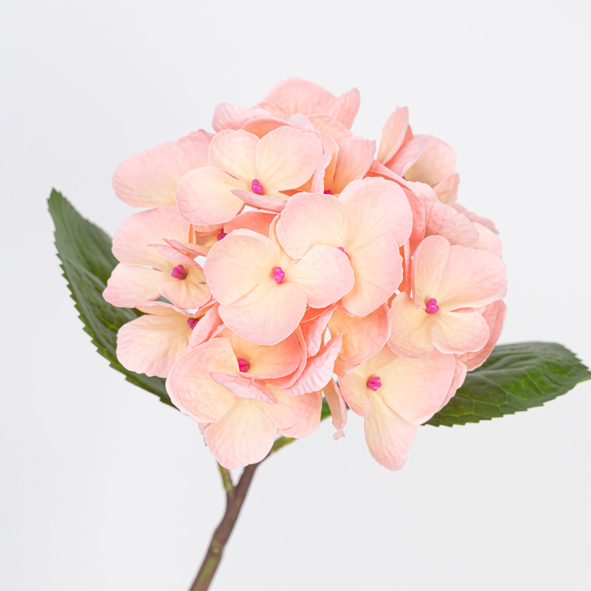 15.5" REAL TOUCH HYDRANGEA STEM