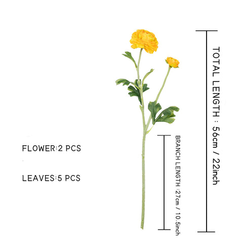 22" RANUNCULUS SPRAY X 2