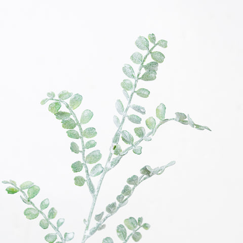 40" FLOCKING BOXWOOD SPRAY