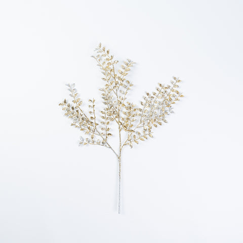 24" METALLIC BOXWOOD SPRAY