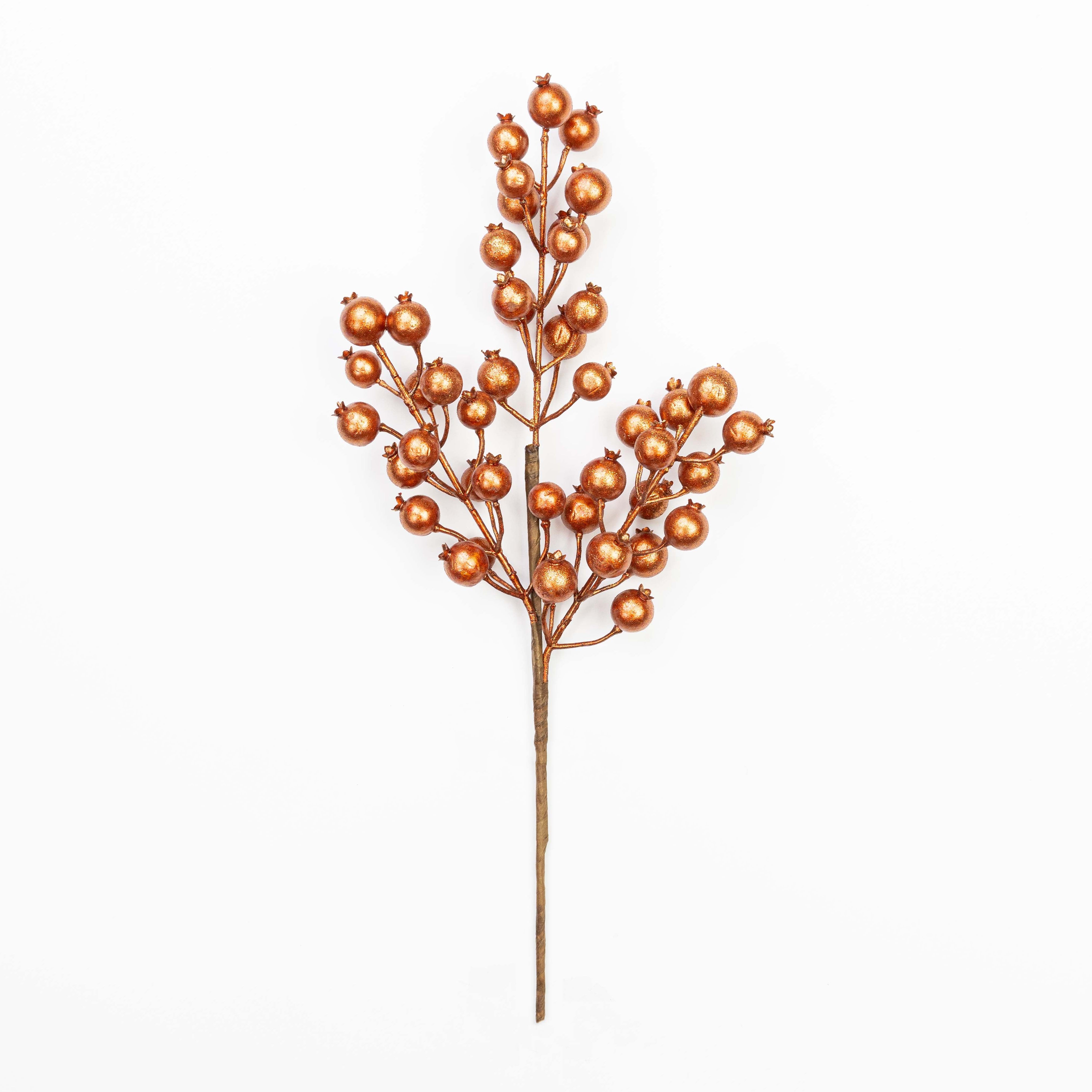 15.5" METALLIC GLITTER BERRY PICK X 3