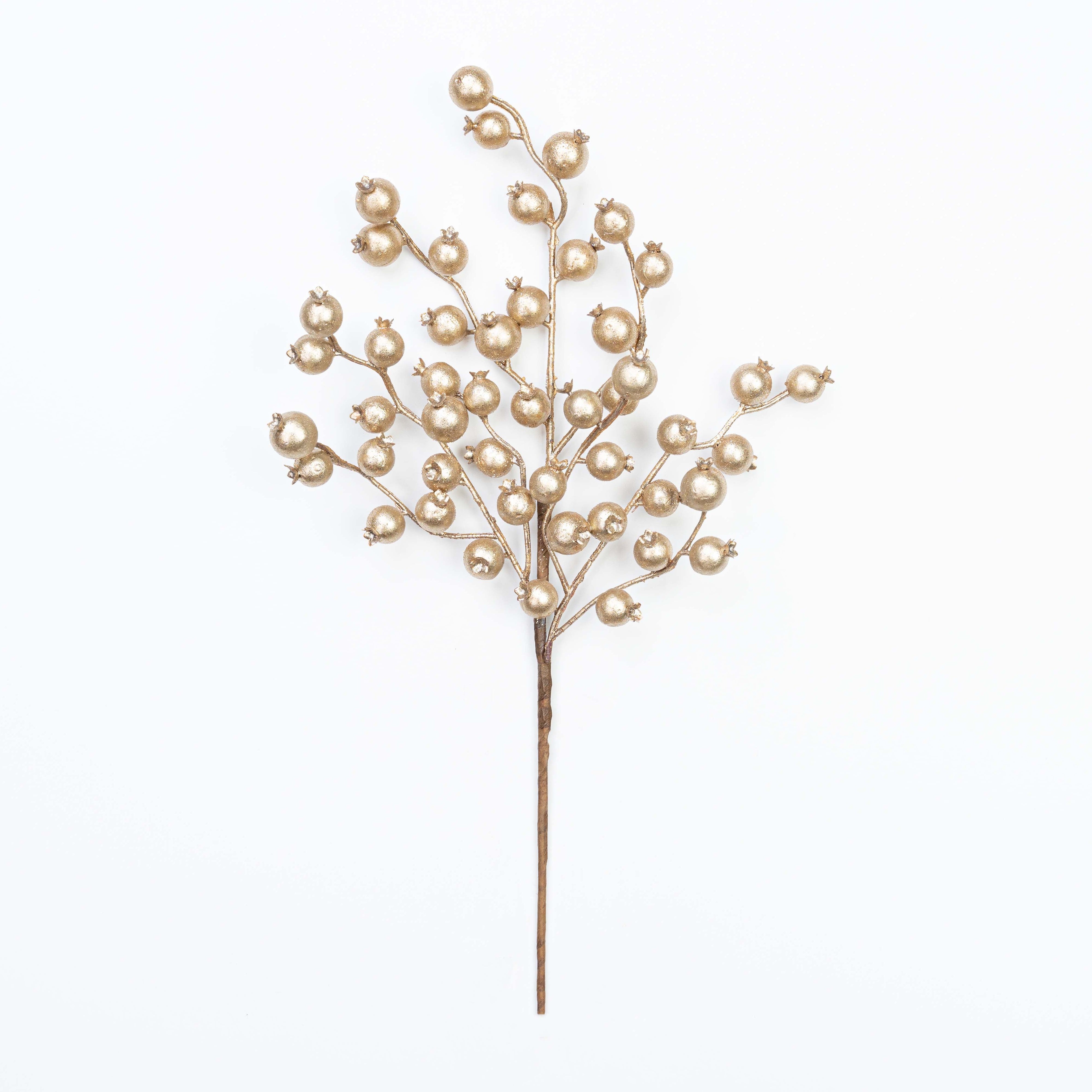 15.5" METALLIC GLITTER BERRY PICK X 3
