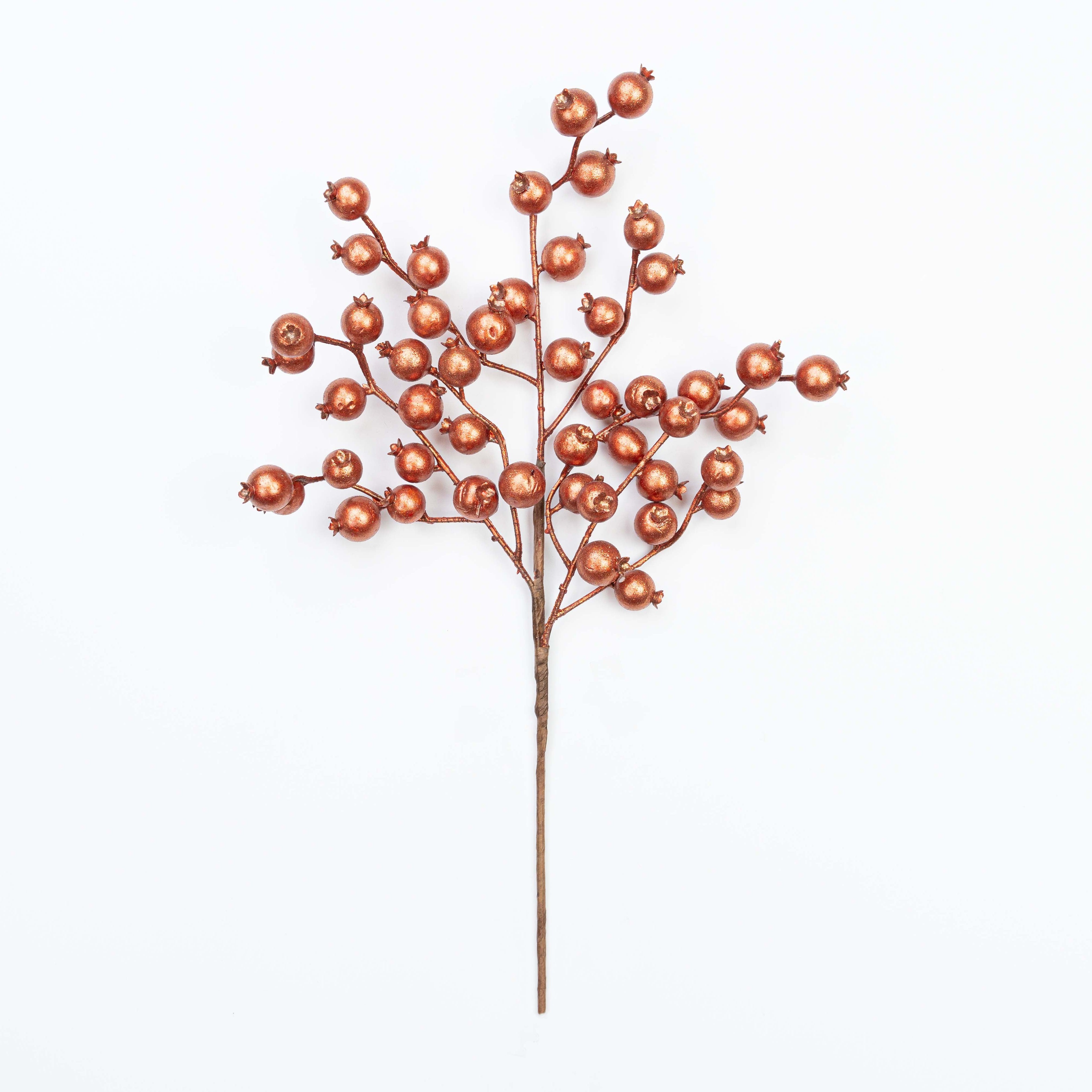 15.5" METALLIC GLITTER BERRY PICK X 3