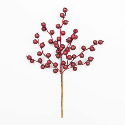 15" GLITTER BERRY PICK