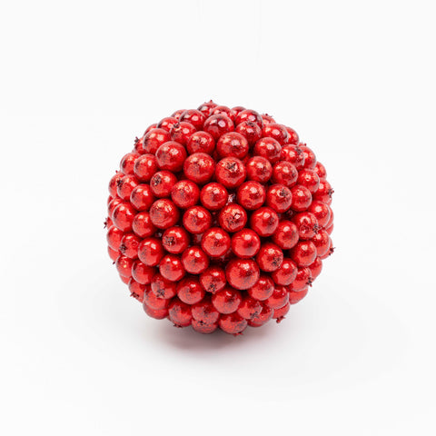 5" GLITTER BERRY KISSING BALL