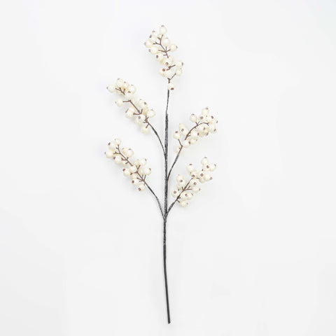 27" BEADED BERRY SPRAY