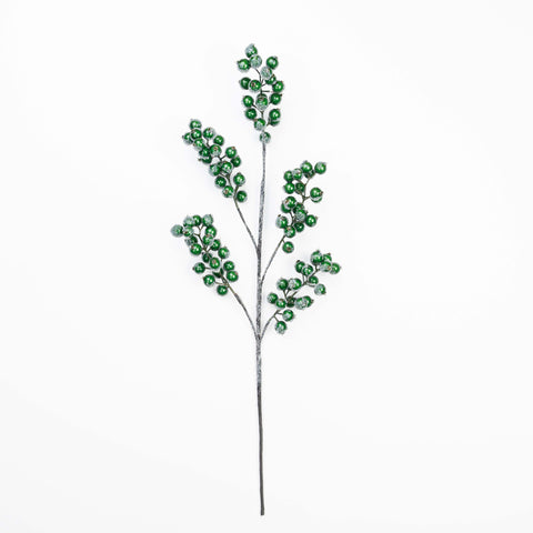 27" BEADED BERRY SPRAY