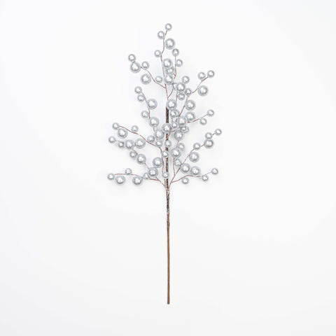 25" GLITTER BERRY SPRAY