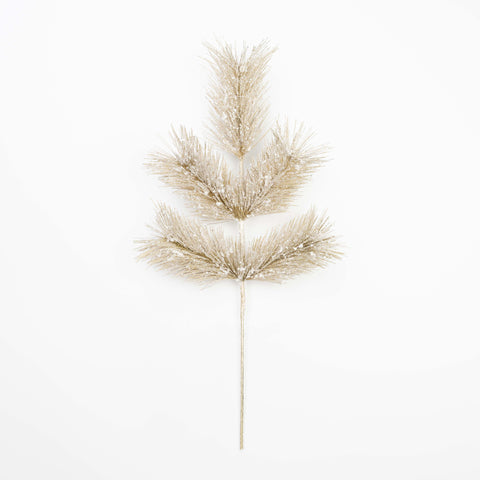 26" SNOW METALLIC PINE SPRAY
