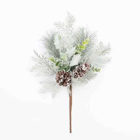 15" FROST PINECONE CEDAR PICK