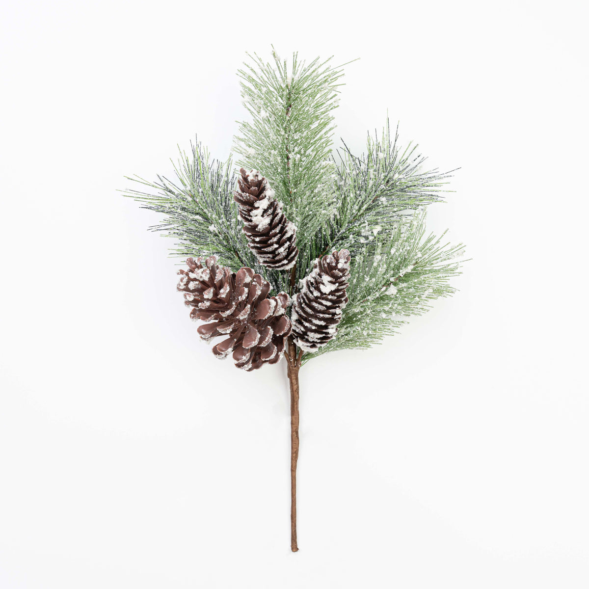 16" SNOW PINE PINECONE PICK