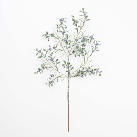 24.5" SNOW BOXWOOD BERRY SPRAY
