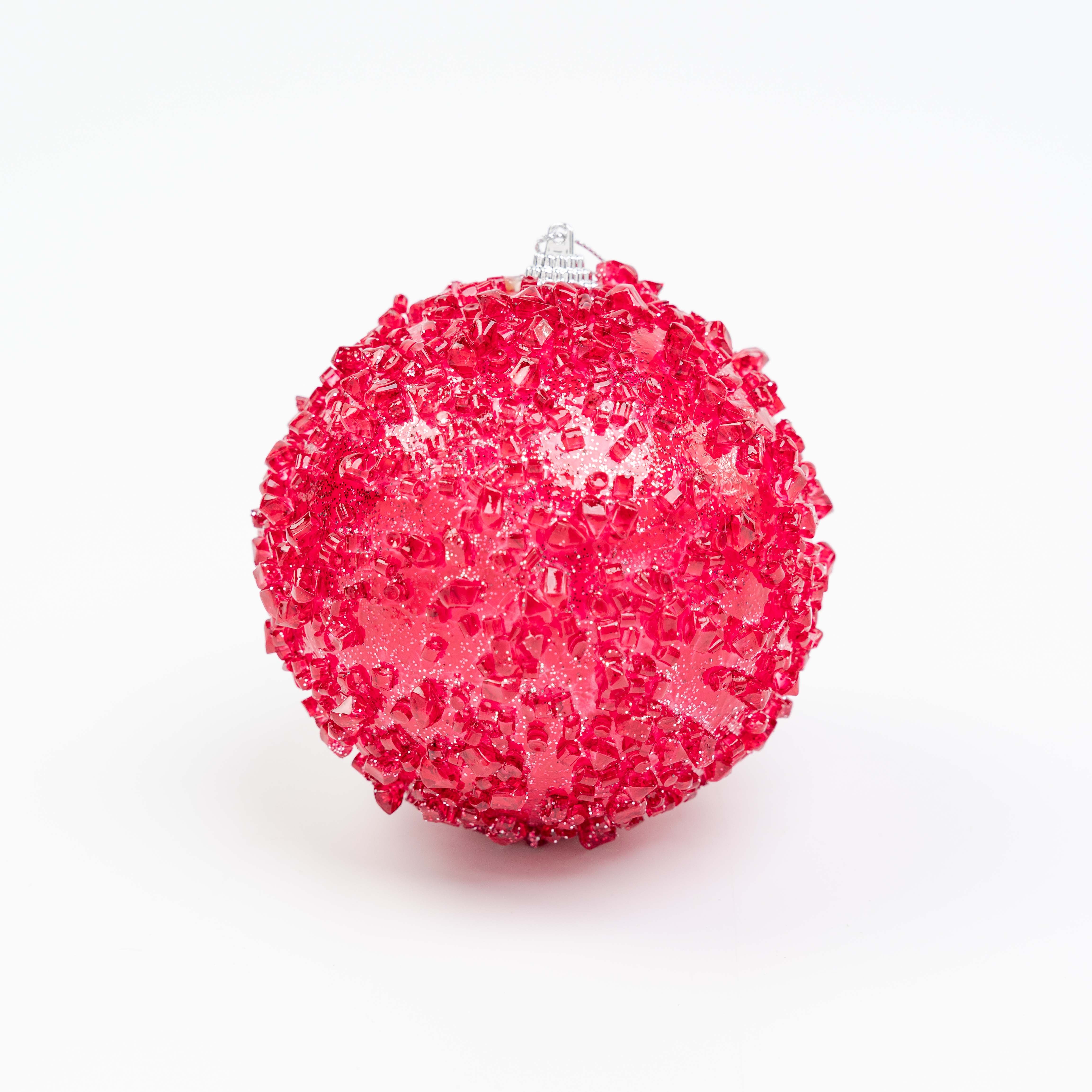 4" ICE BALL ORNAMENT