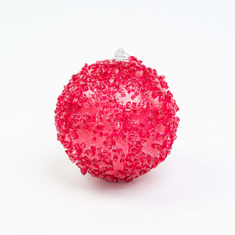 4" ICE BALL ORNAMENT