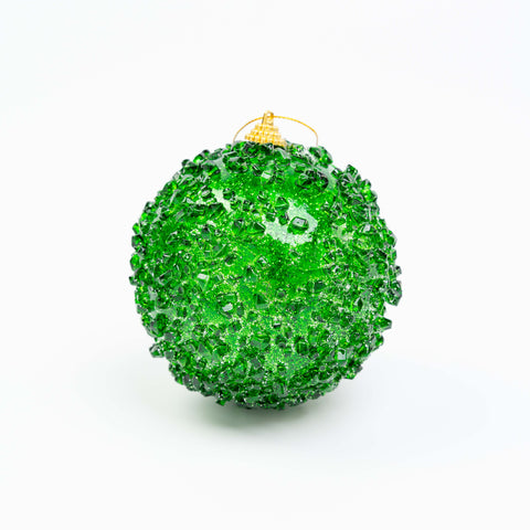4" ICE BALL ORNAMENT