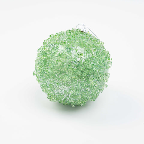 4" ICE BALL ORNAMENT