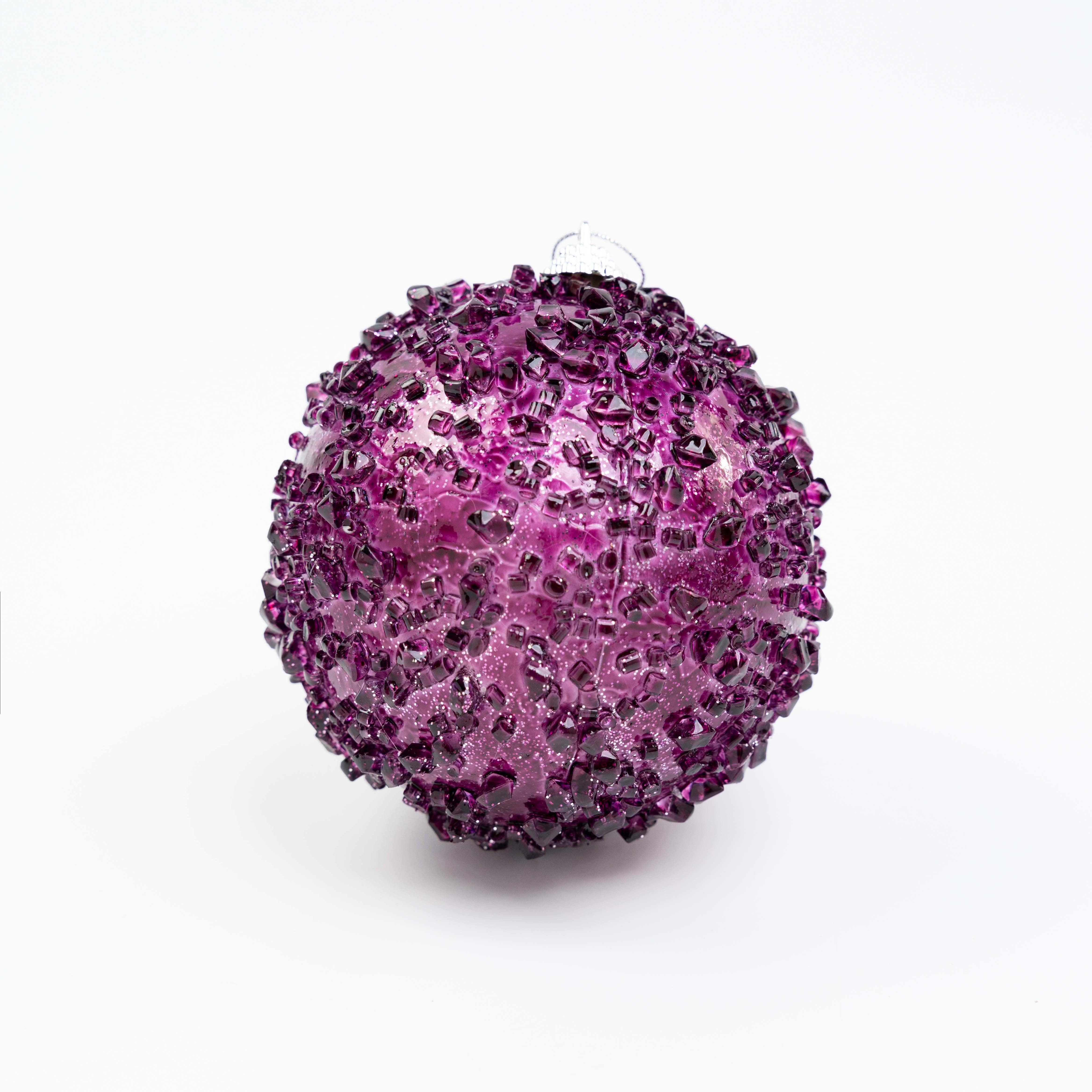 4" ICE BALL ORNAMENT