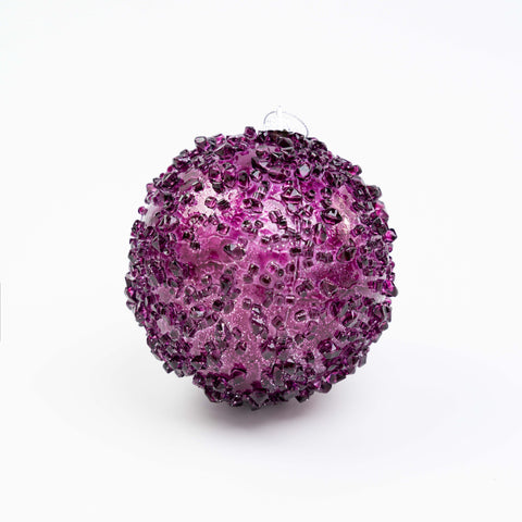 4" ICE BALL ORNAMENT