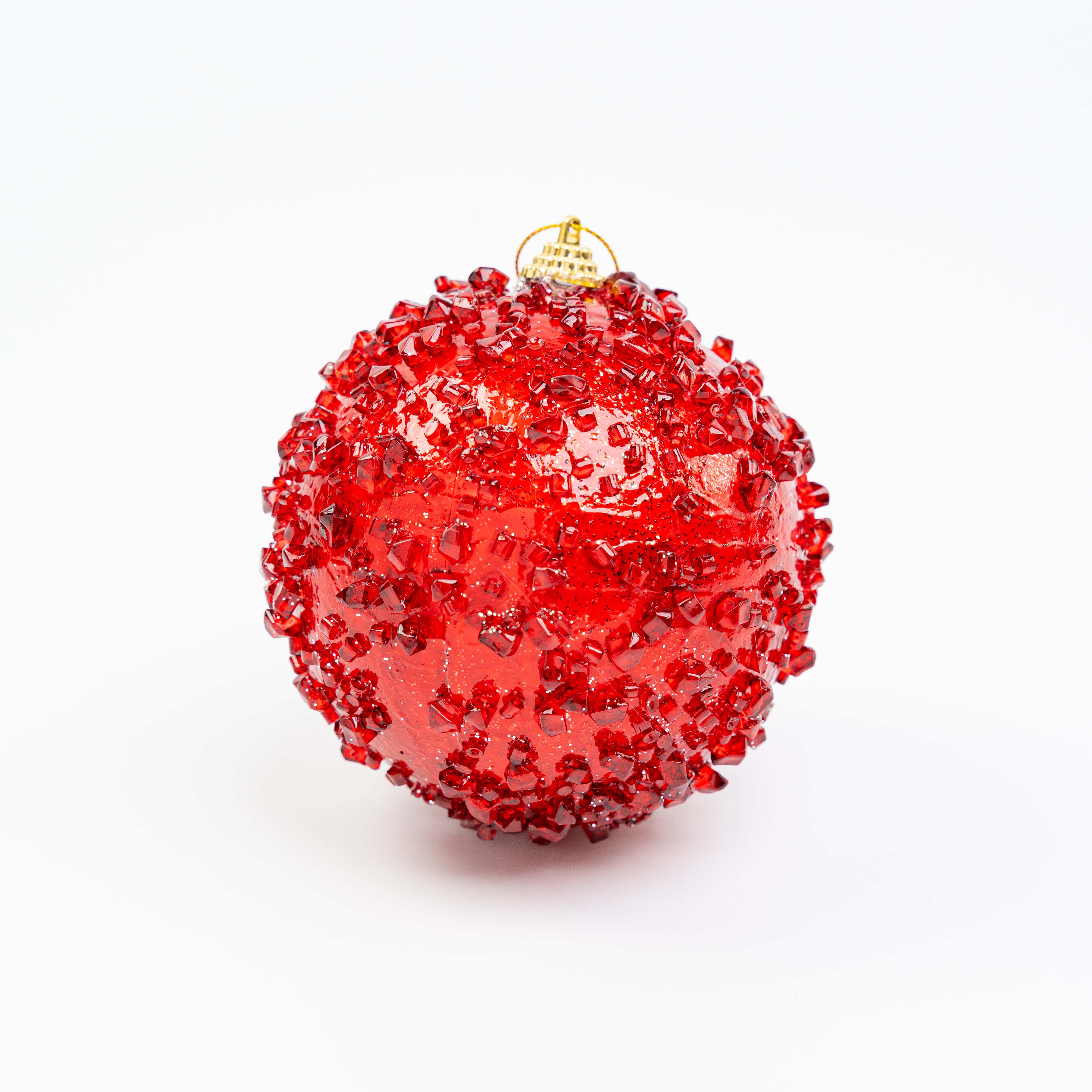 4" ICE BALL ORNAMENT