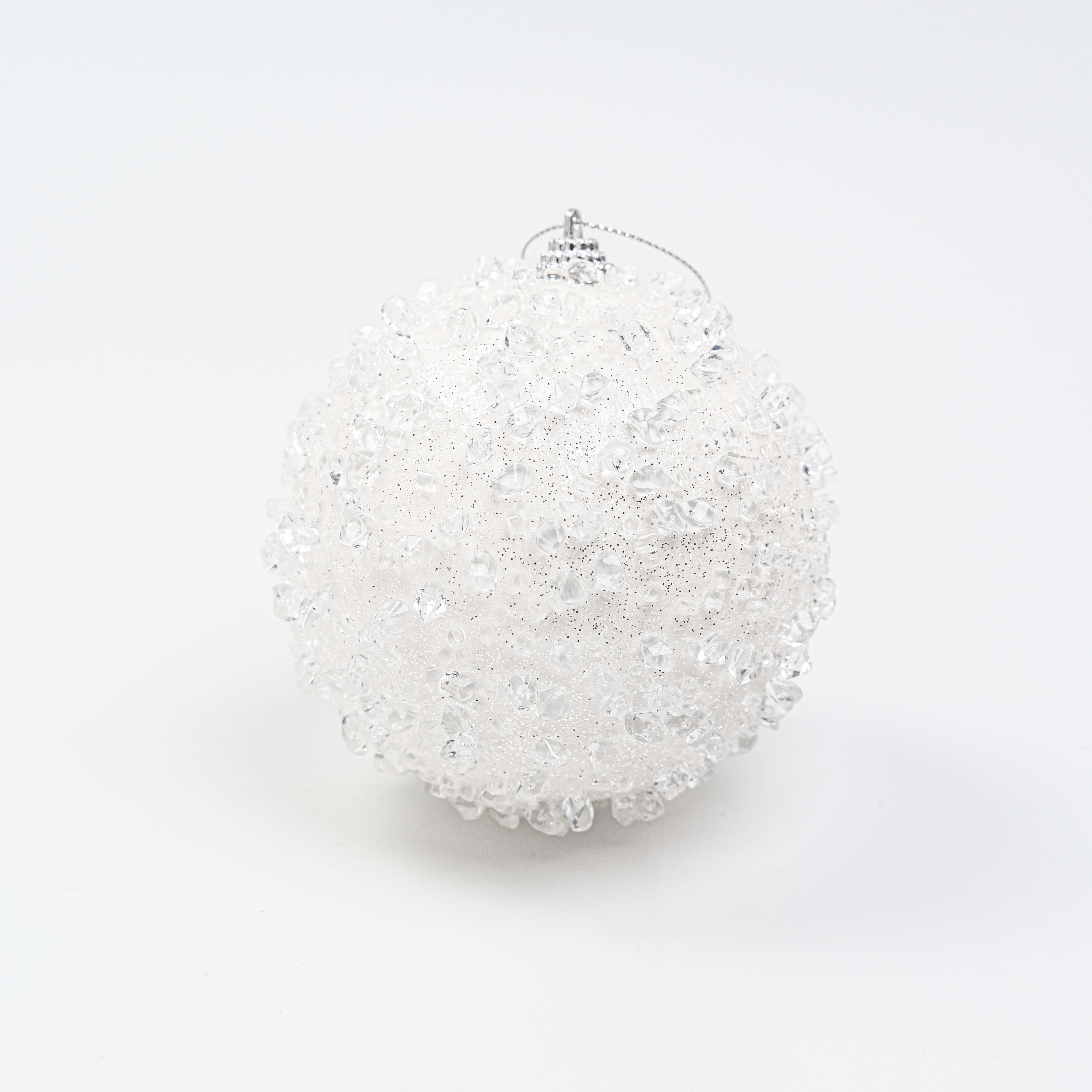 4" ICE BALL ORNAMENT