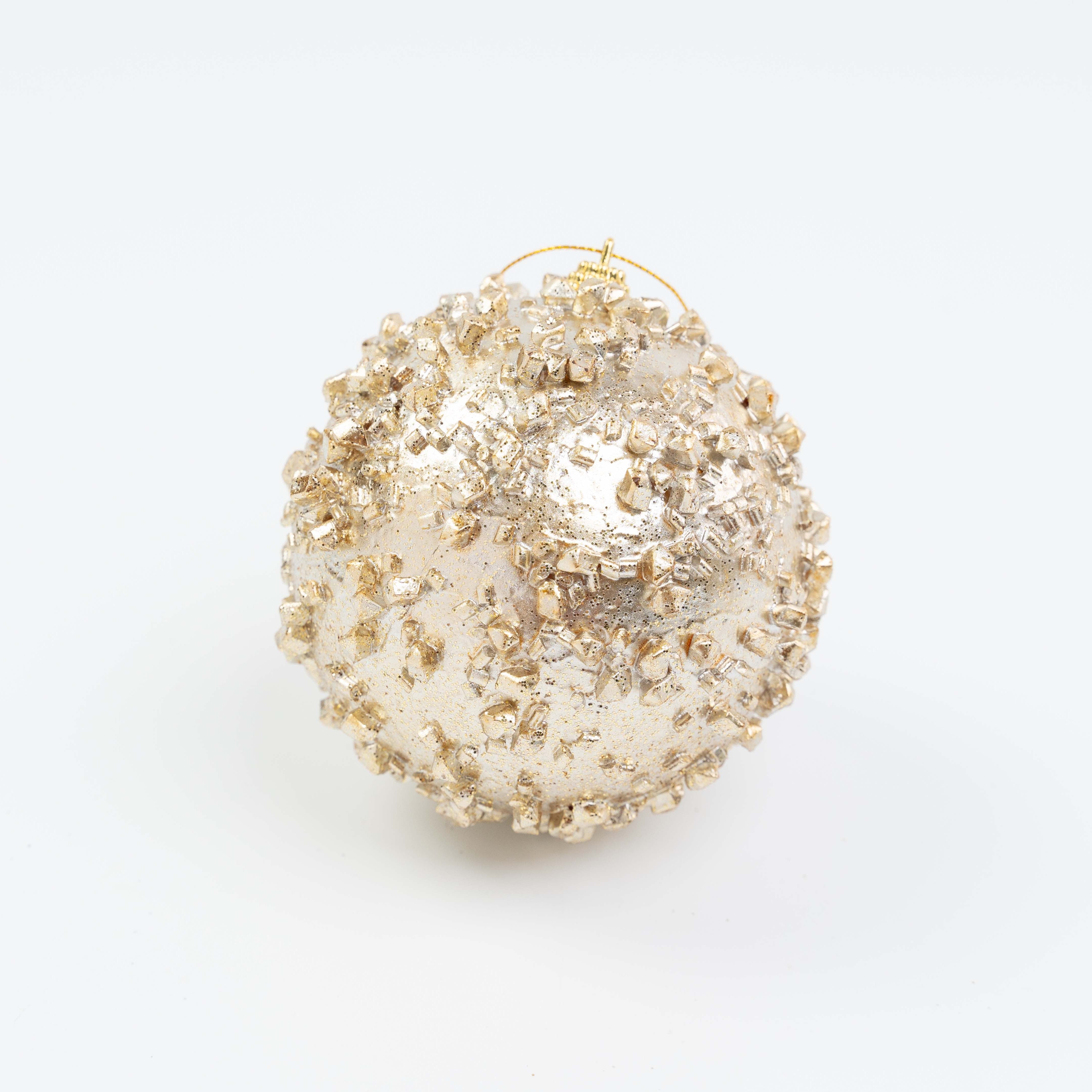 4" ICE BALL ORNAMENT
