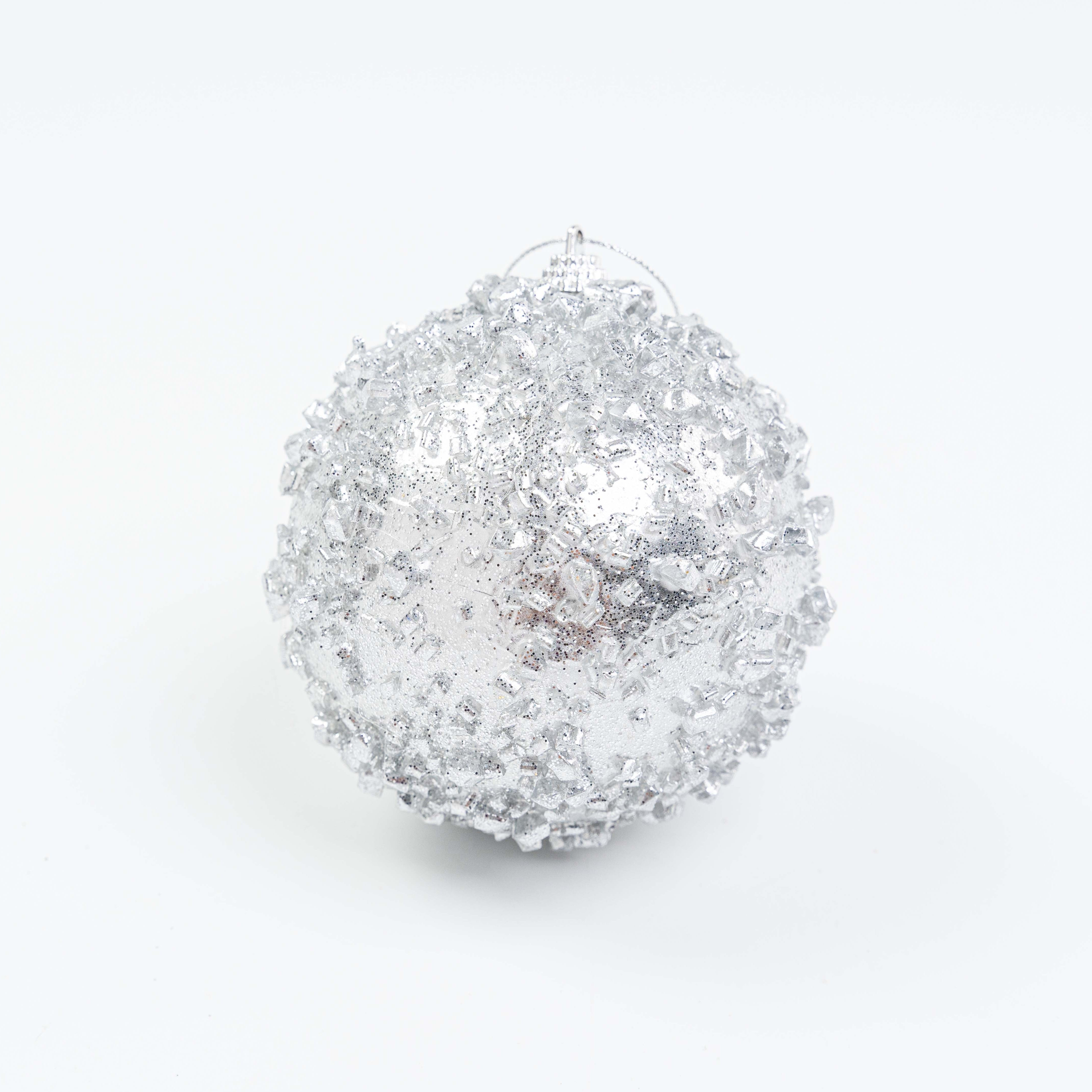 4" ICE BALL ORNAMENT