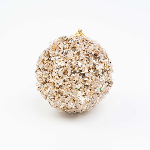 4" ICE SEQUIN BALL ORNAMENT