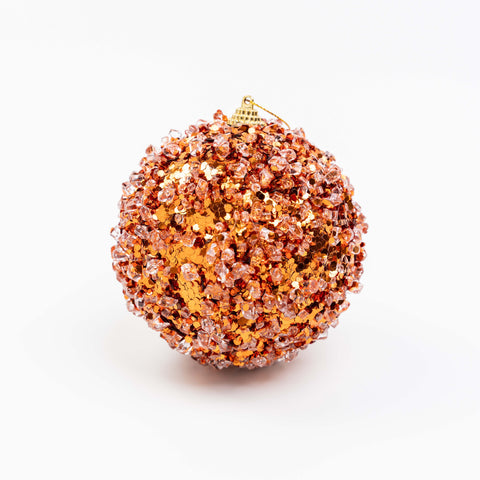 4" ICE SEQUIN BALL ORNAMENT