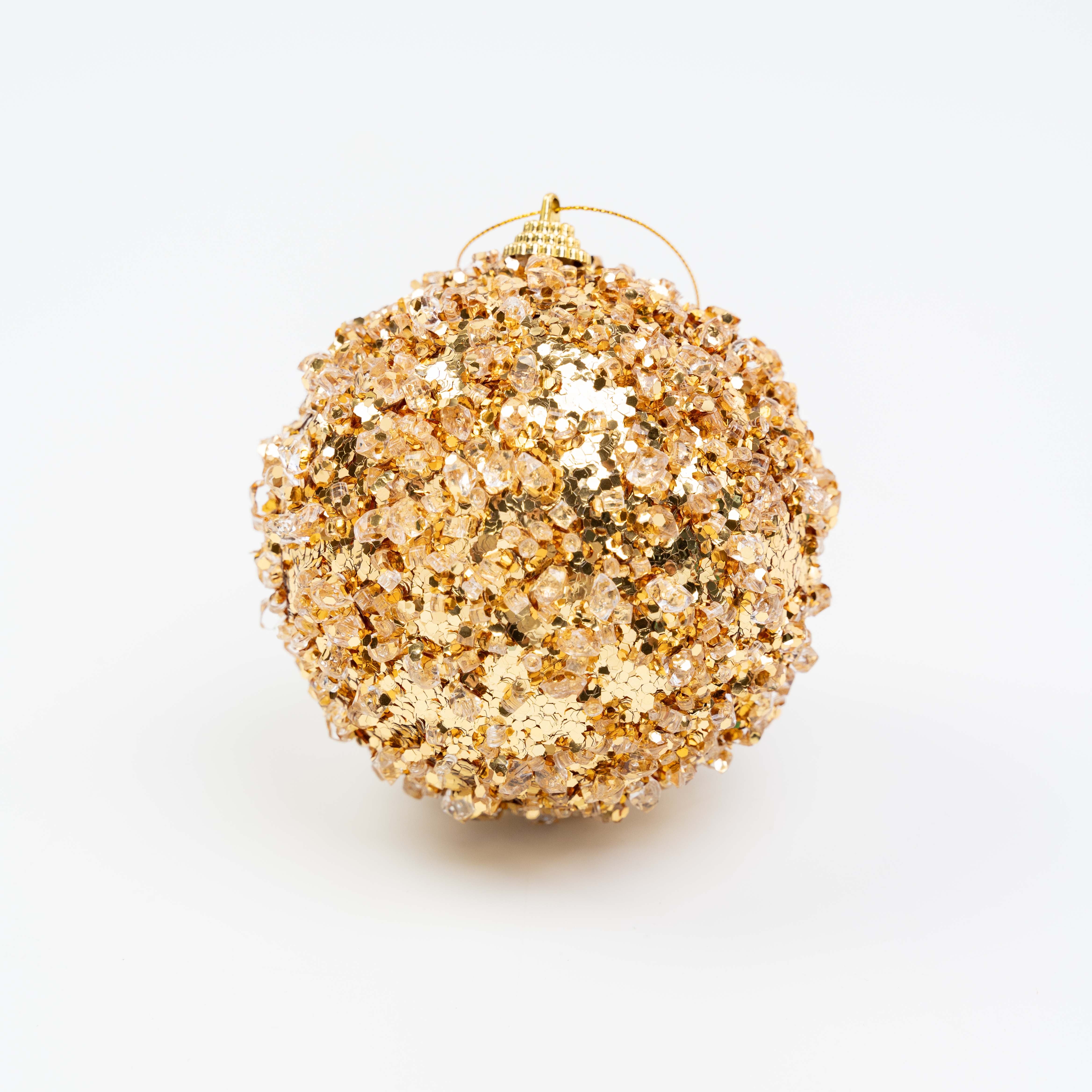 4" ICE SEQUIN BALL ORNAMENT