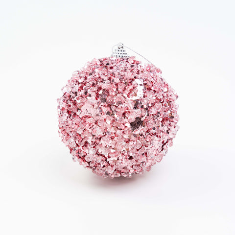 4" ICE SEQUIN BALL ORNAMENT