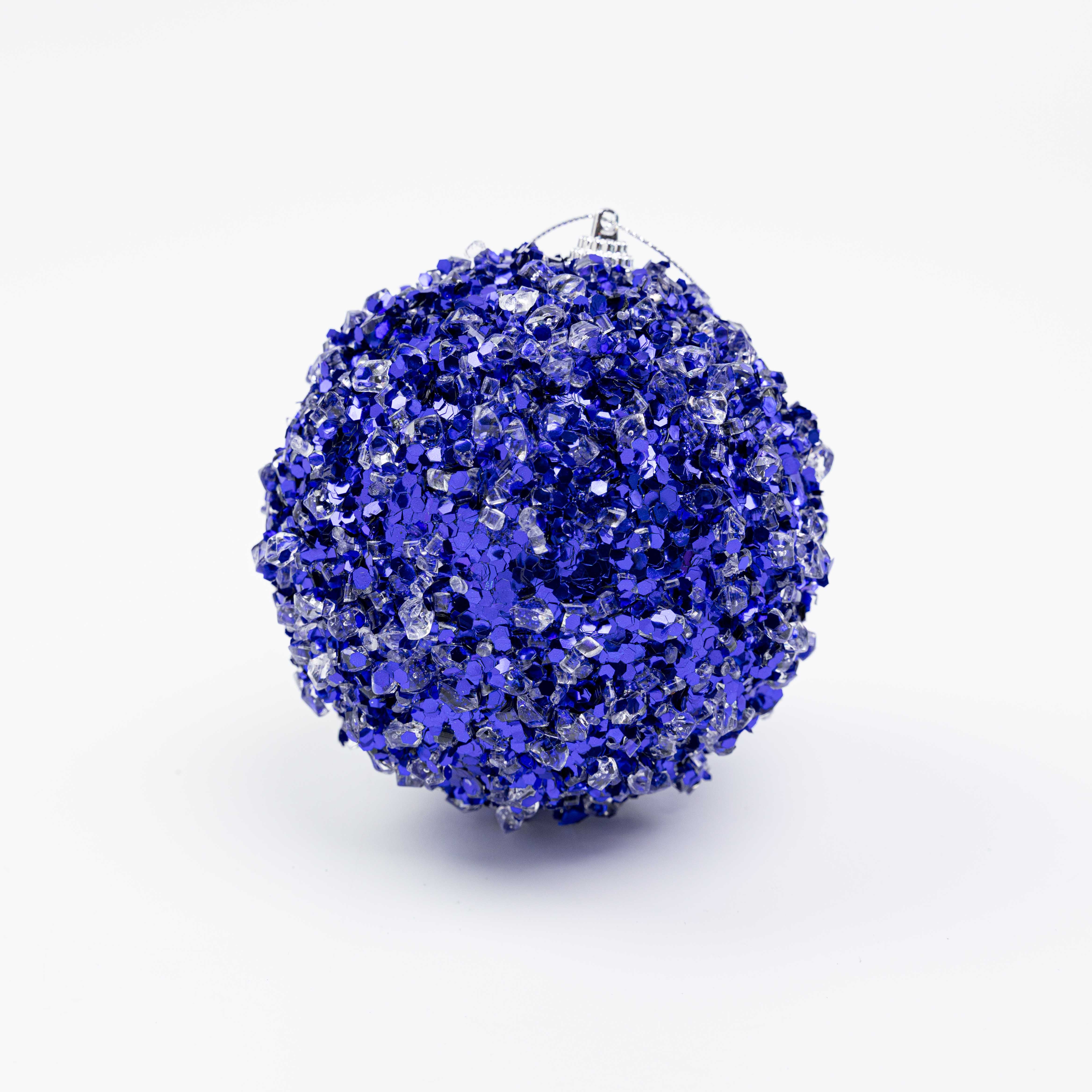 4" ICE SEQUIN BALL ORNAMENT