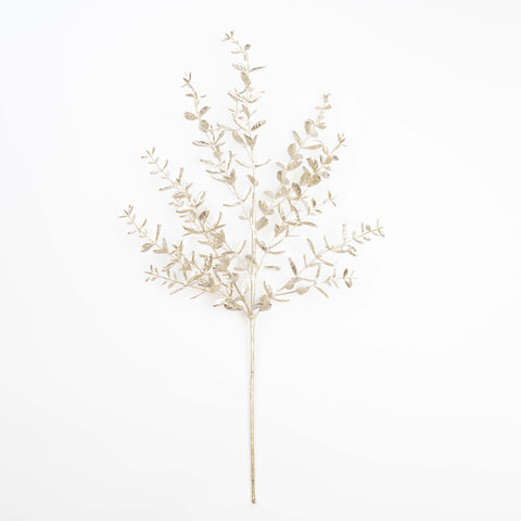28" METALLIC BOXWOOD SPRAY