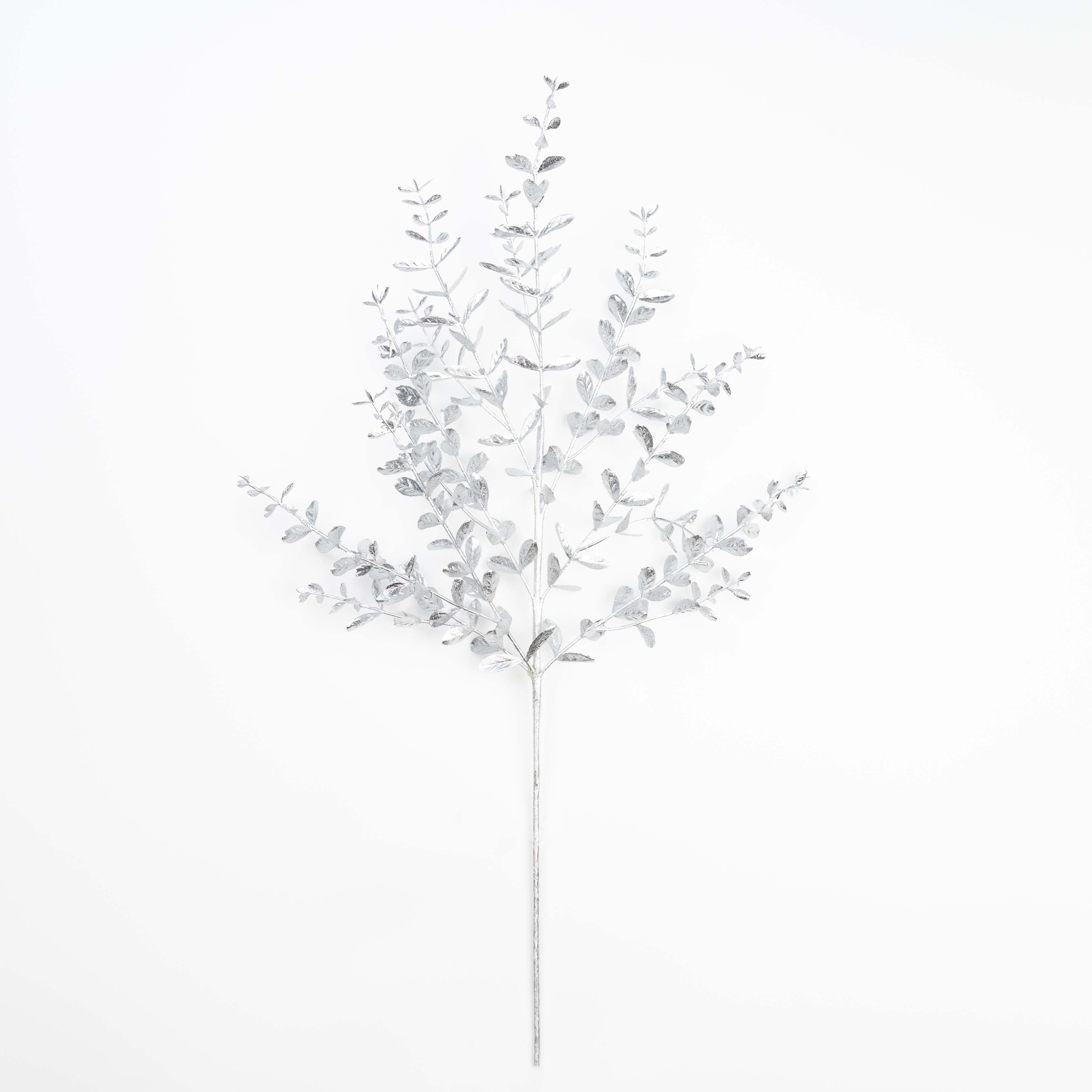 28" METALLIC BOXWOOD SPRAY