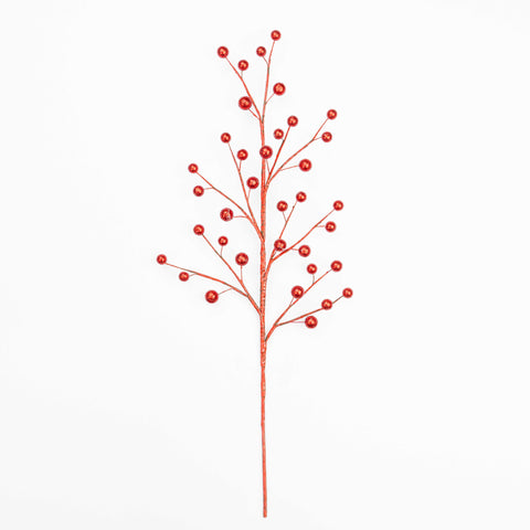 23" GLITTER BERRY SPRAY