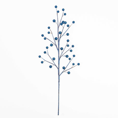 23" GLITTER BERRY SPRAY