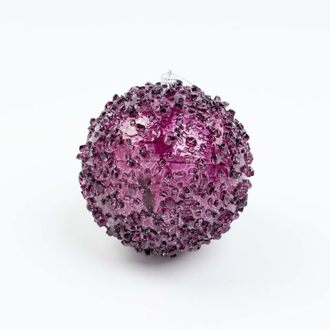 5" ICE BALL ORNAMENT