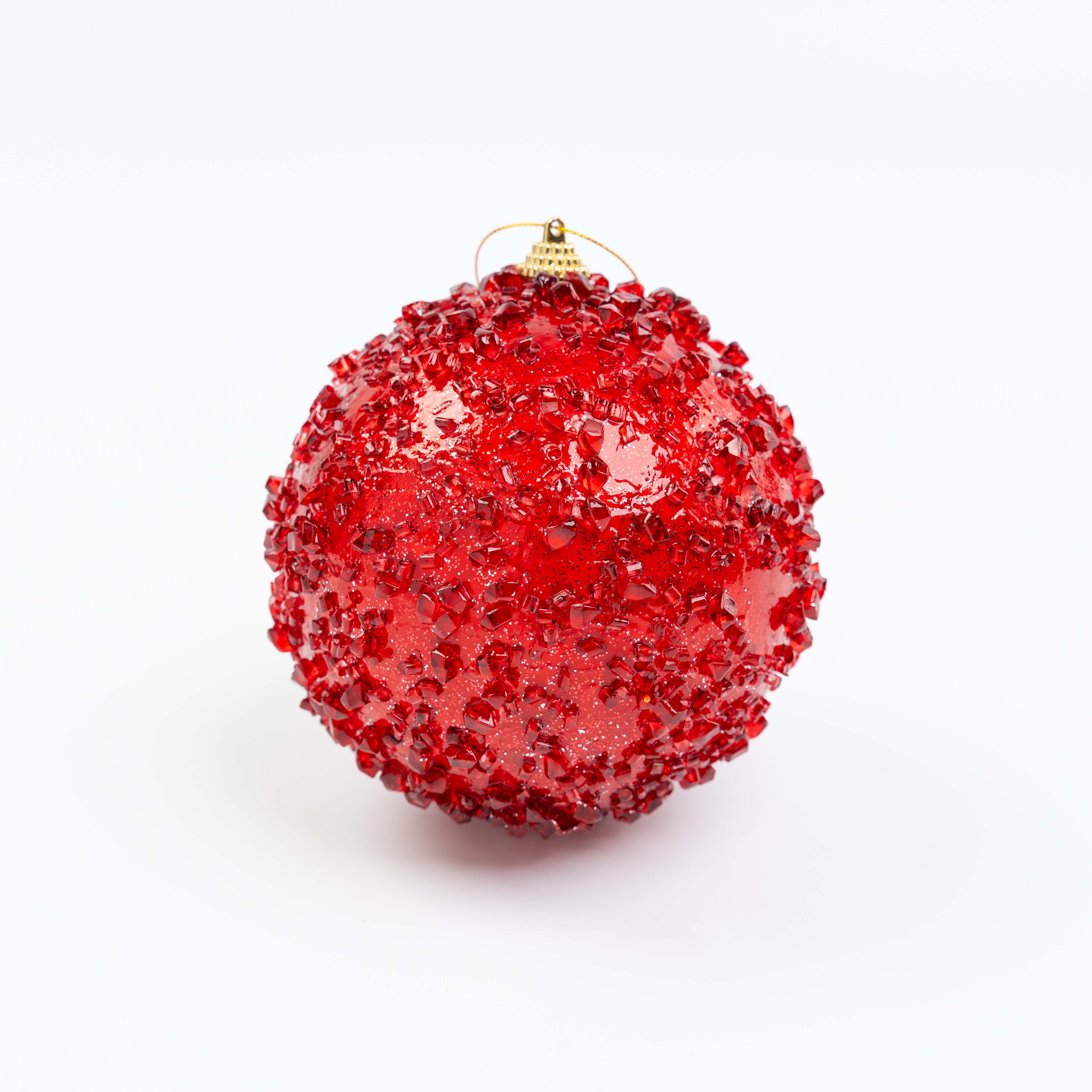 5" ICE BALL ORNAMENT