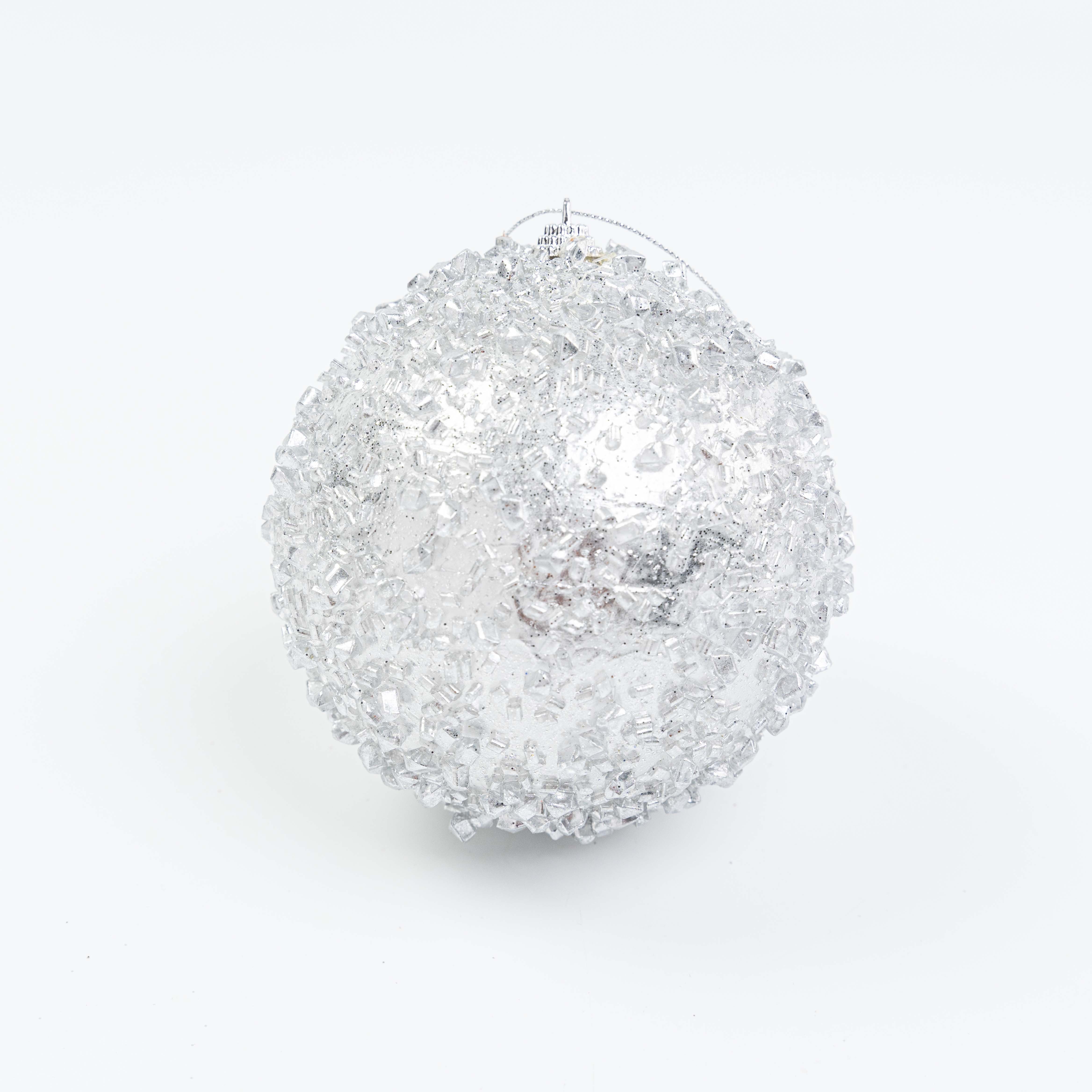 5" ICE BALL ORNAMENT