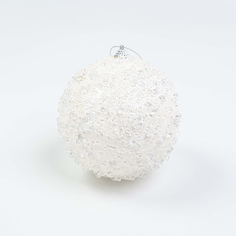 5" ICE BALL ORNAMENT