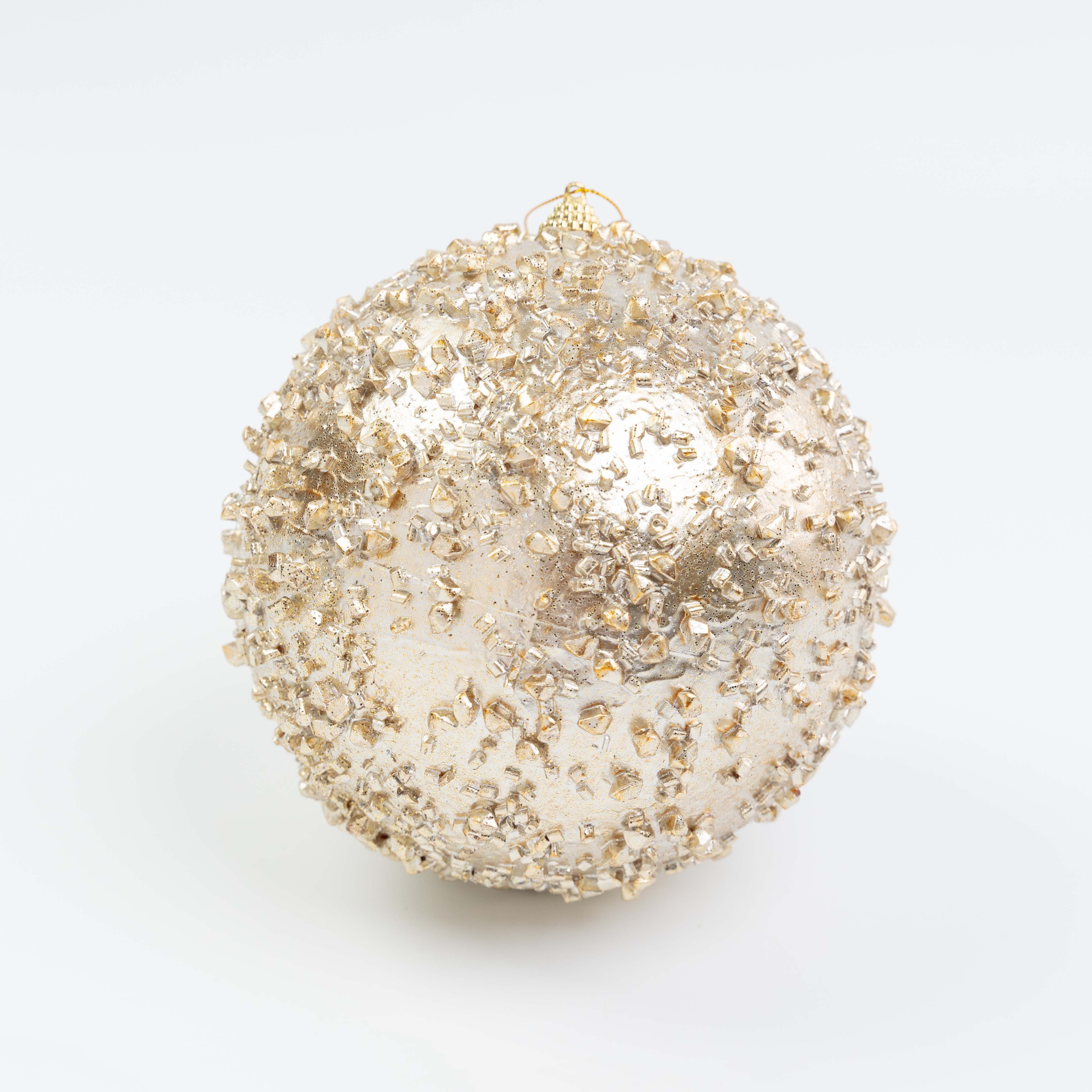 6" ICE BALL ORNAMENT