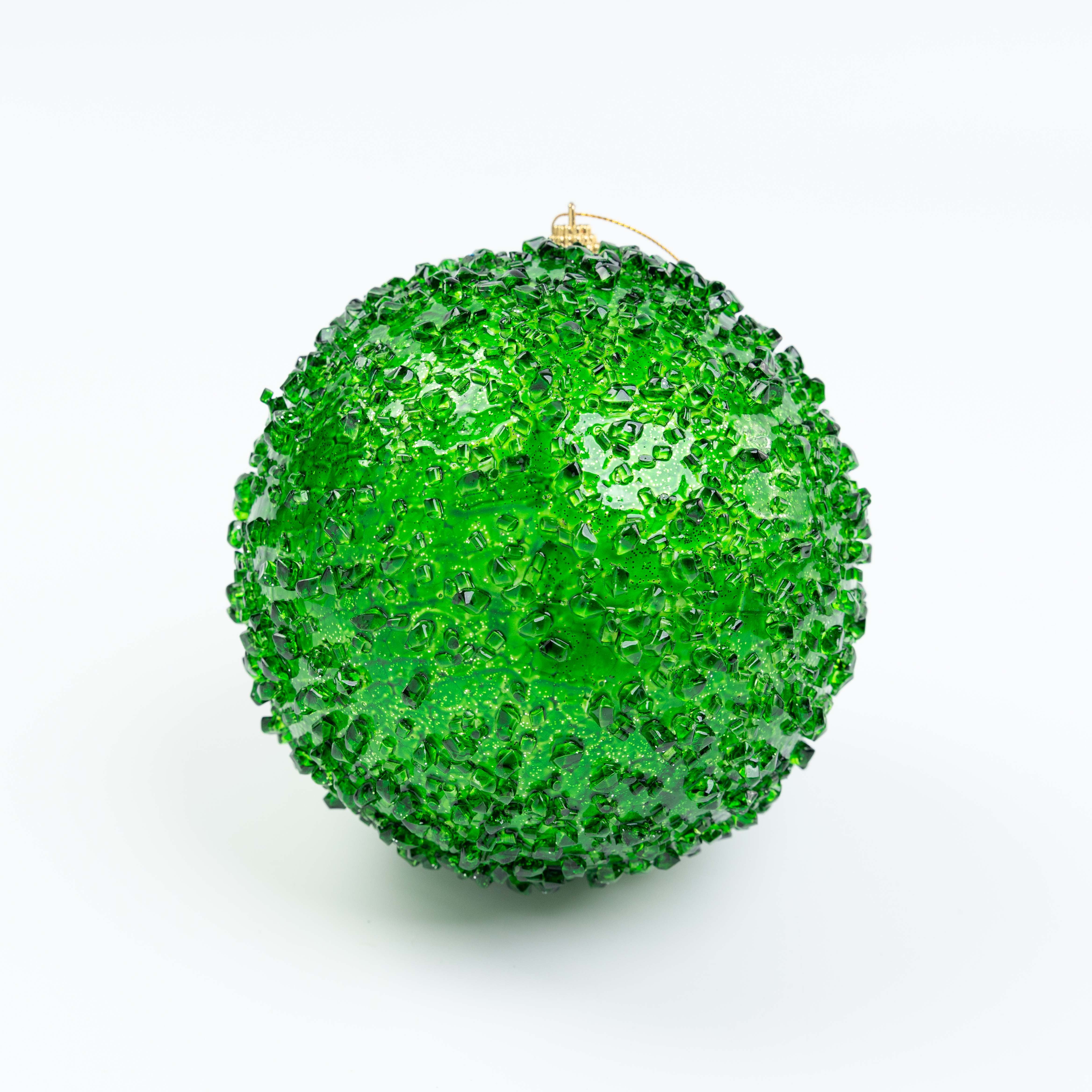 6" ICE BALL ORNAMENT
