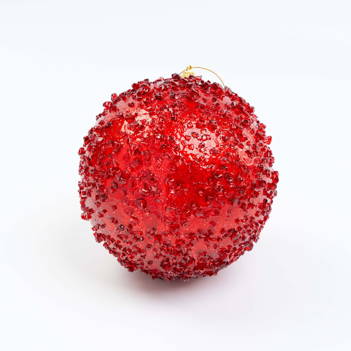 6" ICE BALL ORNAMENT