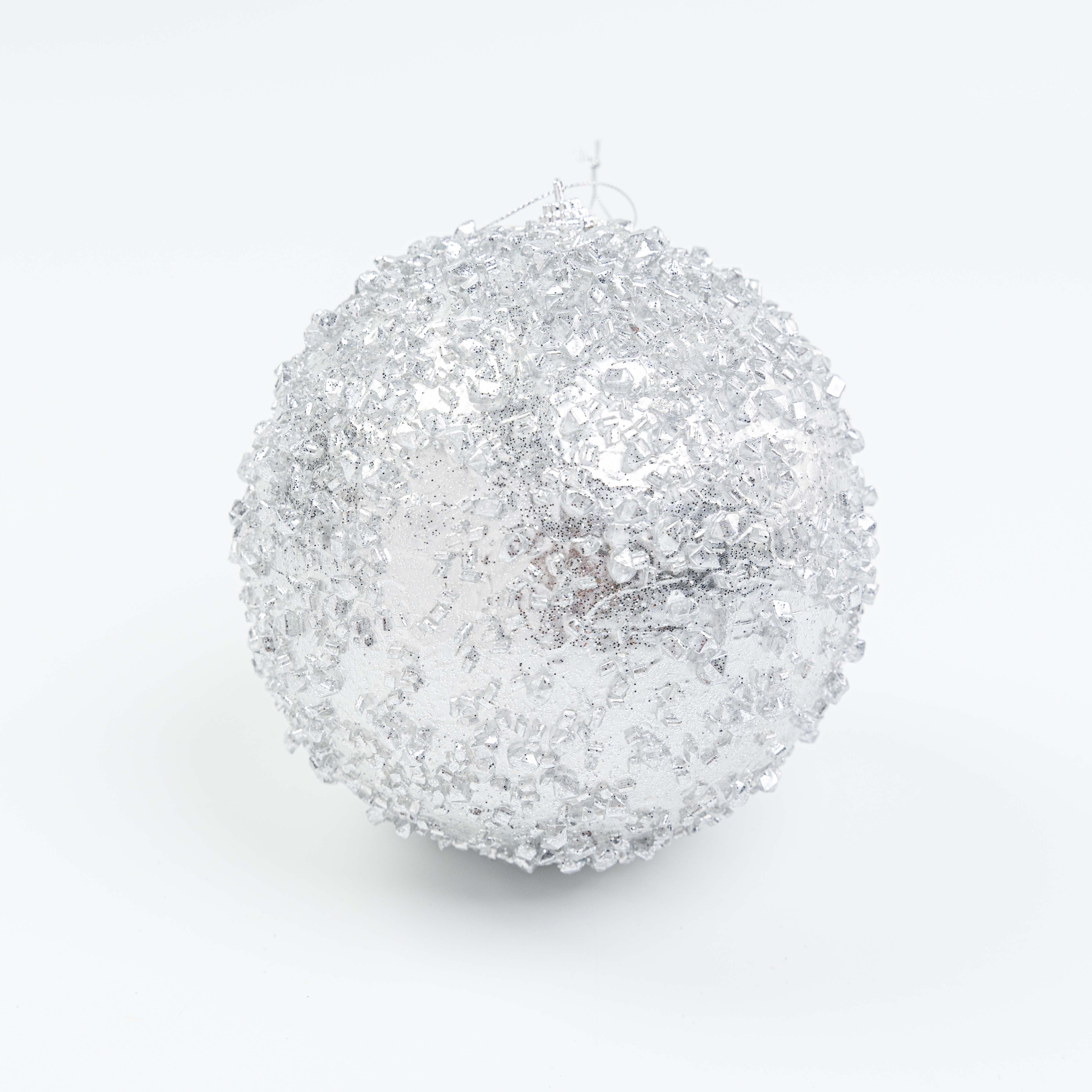 6" ICE BALL ORNAMENT