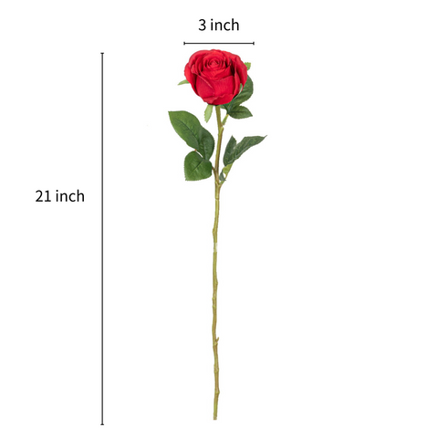 21" ROSE BUD STEM