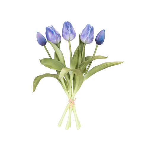 12" SOFT TOUCH TULIP BUNDLE X 5